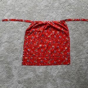 NWOT cotton Half Apron, size S/M